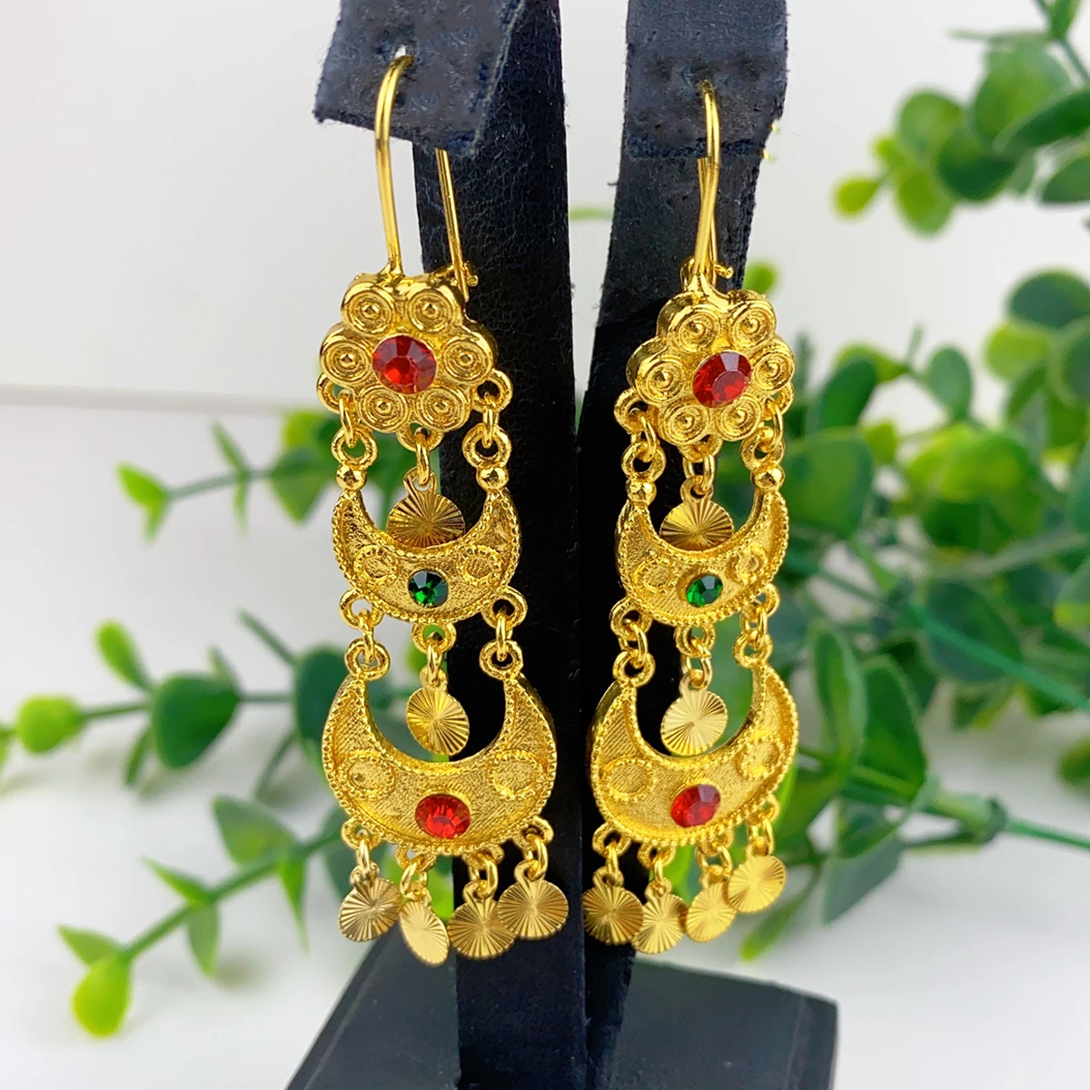 インディアンドロップブラブライヤリングジュエリー女の子のため - Ethnic Fashion India のレビューと価格