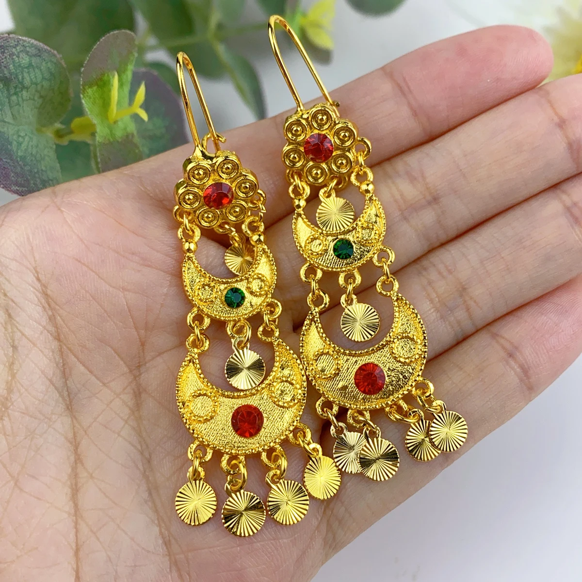 インディアンドロップブラブライヤリングジュエリー女の子のため - Ethnic Fashion India のレビューと価格