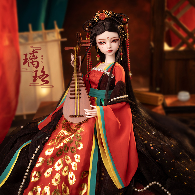 女性のための手作りのハニーフーガールボール関節人形,服付きの - New Ethnic Fashion のレビューと価格