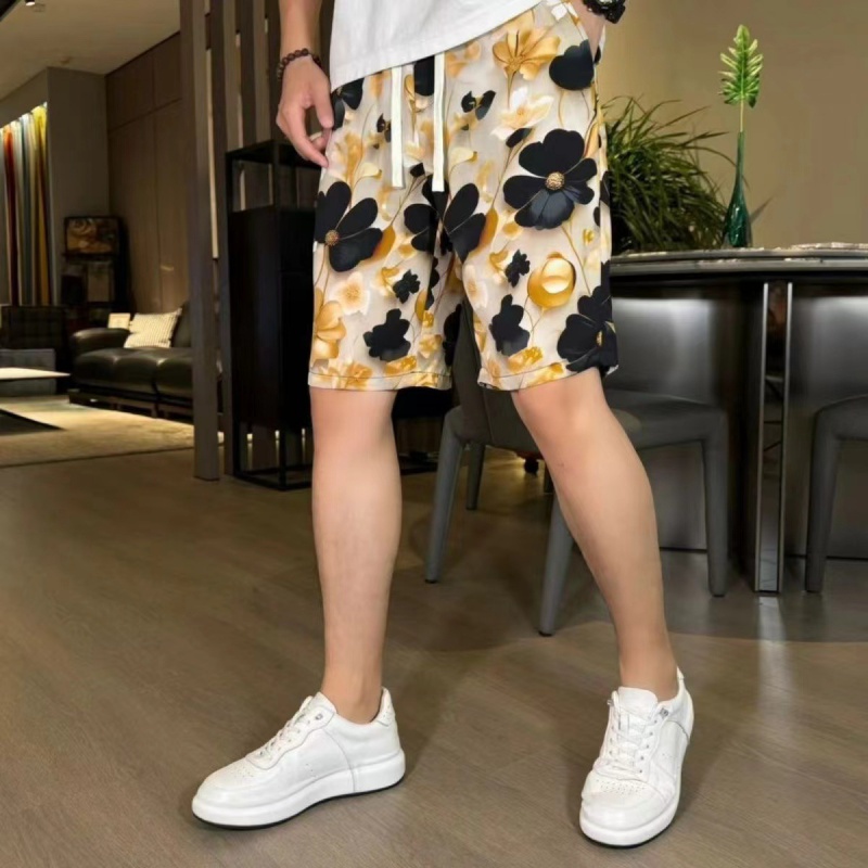 女性のためのエスニックスタイルの絞り染めの水墨ショーツ,花柄 - New Ethnic Fashion のレビューと価格
